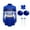 Royal Blue A, variant on TiaoBug Kids Girls Cheer Leader Costume Cheer Dance Performance Outfits Halloween Carvinal Party Wear Black A 6