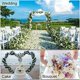 thumbnail image 3 of Higfra - Flores artificiales de aspecto real, 25 piezas, rosas falsas con tallos para bricolaje, ramos de boda, centro de mesa para baby shower, arreglos florales, mesas de fiesta, decorac Higfra NA, 3 of 8