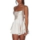 thumbnail image 2 of Women Sexy Satin Halter Dress Fashionable Elegant Temperament Slim Fit Dress for Daily Dating Shopping Wear, 2 of 5