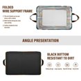 thumbnail image 6 of Yayeee Foldable Storage Basket for Shelves with Handles Waterproof Cloth Bins, Colorful Road at Night, 6 of 7