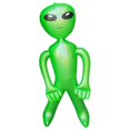 thumbnail image 4 of Alien inflable, juguetes alienígenas inflados, figuras inflables novedosas de PVC, accesorios para cumpleaños, Halloween, fiesta temática del BLESIY juguetes inflables, 4 of 8