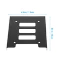 thumbnail image 4 of Miangastore 12 Pcs Adaptateur de Disque Dur 2.5 Pouces à 3.5 Pouces Convertisseur de Disque Interne, 4 of 9