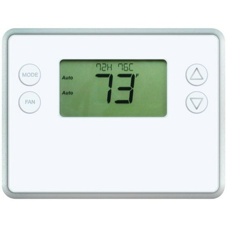 GoControl Smart Battery-Powered Thermostat, Hub Required