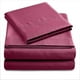 thumbnail image 1 of Juego de Sábanas Tacto Algodón Individual 3 Piezas Ultra Suaves y Frescas Color Uva Kyuden Home, 1 of 5