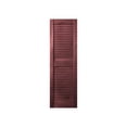 thumbnail image 1 of Plastic Development Group 14 x 59 Inch Outdoor Vinyl Louvered Shutters, Bordeaux, 1 of 7