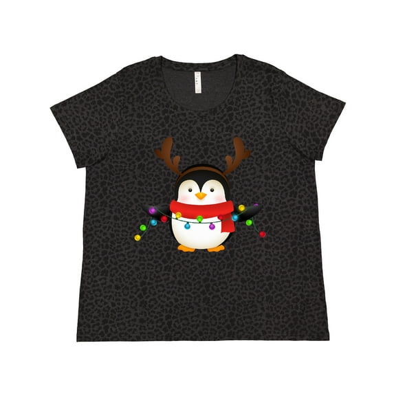 Inktastic Penguin Xmas Women's Plus Size T-Shirt