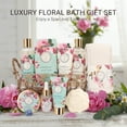 thumbnail image 3 of Poamcn Bath and Body Gift Set,Home Spa Gift Basket Kit for Women,Japanese Cherry Blossom Scent,9 Piece, 3 of 6