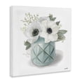 thumbnail image 2 of Stupell Industries Farmhouse White Flowers in Turquoise Vase Canvas Art, 17 x 17, by House Fenway, 2 of 7