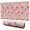 Pink Cow Bell, variant on Long Mouse Pads for Desk,White Cow Head Pattern Desk Mats on Top Of Desks, Desk Mouse Pad Extra Large with 3mm Non-Slip Base and Stitched Edge for Gaming,Office,Work,Home 31.5"x11.8"