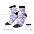 thumbnail image 6 of Fuzoiu Winter With Snowflakes Print Adult Socks, Crew Moisture-wicking Socks, Unisex Cushion Crew Socks,Casual Sports Ankle Socks, 6 of 7