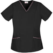 Scrub Star Black Top(xs)