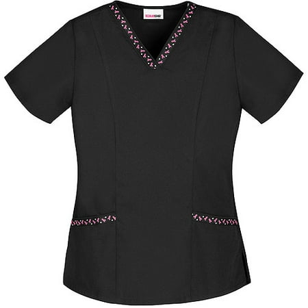 Scrub Star Black Top(xs)