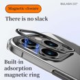 thumbnail image 6 of for iPhone 14 Pro Case, Built-in Camera Ring Stand(Magnetic attractor), Military-Grade Protection, Scratch-Resistant Anti-Fall Back Cover Shockproof Phone Case for iPhone 14 Pro,Darkpurple, 6 of 7