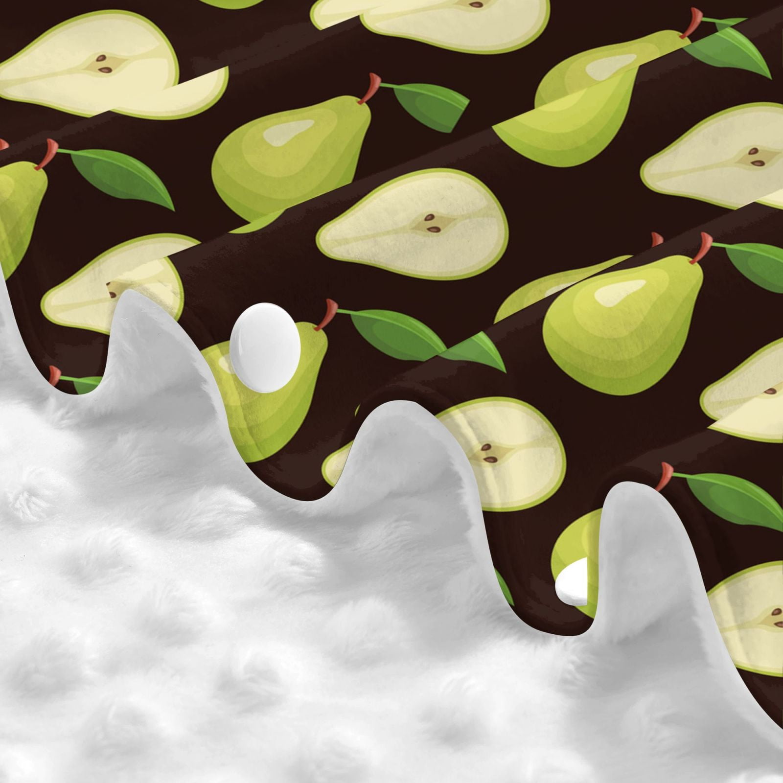 Car Seat Cover Baby - Cute Lime Green Pear Black Breathable Infant Car Seat Cover for Baby Carseat, Lightweight Comfort Baby Essentials Must Haves Newborn Stuff for Girl Boy