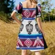 thumbnail image 5 of Vestido de corchos de vino italiano, vestido, vestidos, atuendo de festival, vestido largo de mujer, vestidos de verano, 5 of 7