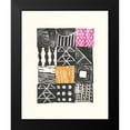 thumbnail image 2 of Prahl, Courtney 15x18 Black Modern Framed Museum Art Print Titled - Block Print V, 2 of 5
