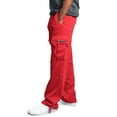 thumbnail image 4 of G-Style USA Men's Heavyweight Fleece Lounge Cargo Sweatpants, Up to 6XL, 4 of 7