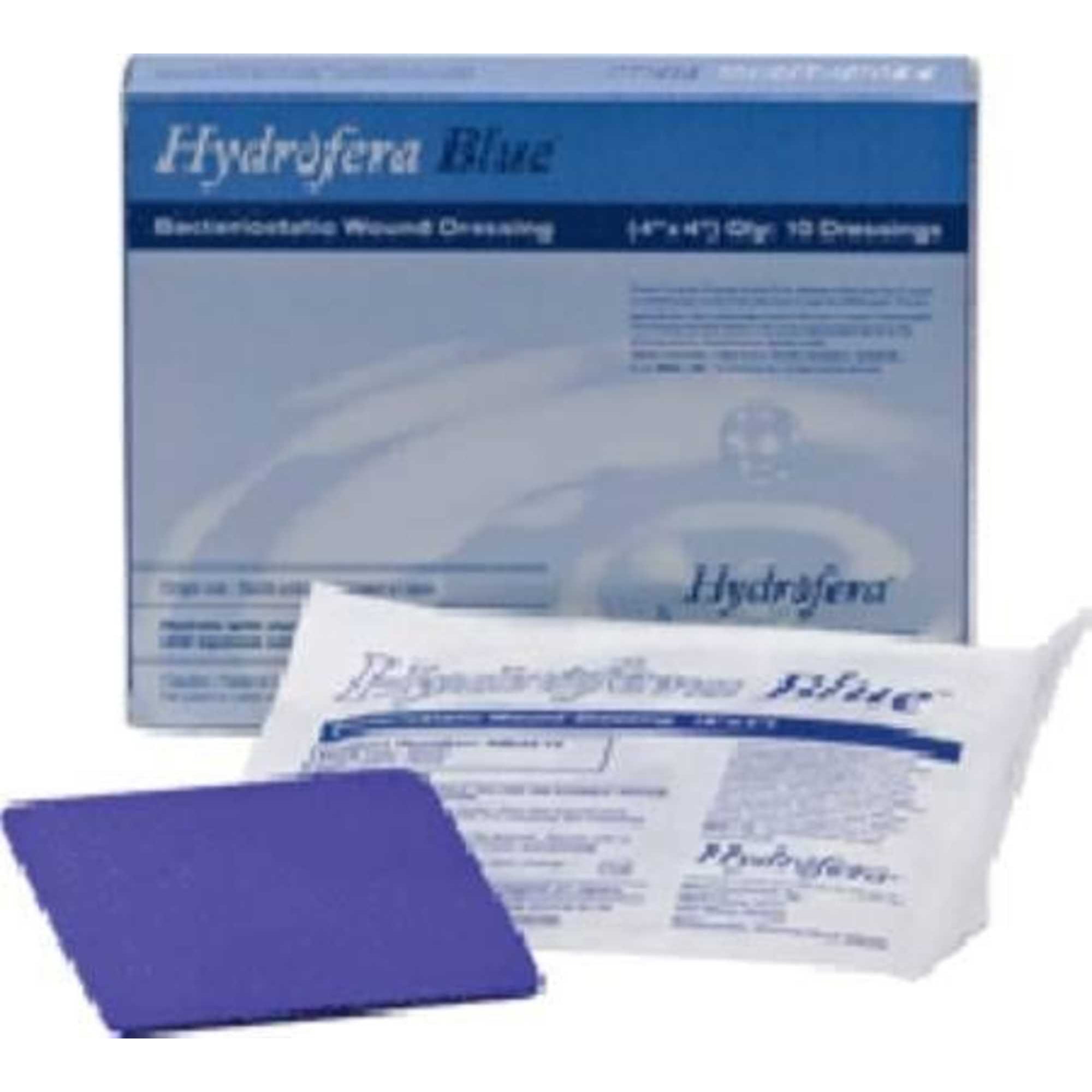 Hydrofera Blue HB4414 Classic Antibacterial Foam Dressing, Box of 10