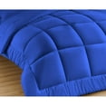 thumbnail image 4 of 5 Piece New Fluffy Pattern Comforter Set, 800 TC, 100% Egyptian Cotton, Super King Size Royal Blue Solid, 4 of 6