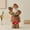 Multicolor/C, variant on LSLJS Christmas Decorations - Santa Claus Standing Figurine Dolls 12" Multistyle & Cute for Home Office Table Xmas Party Ornament Gifts