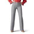 thumbnail image 1 of Pantalones Casuales de Cintura Alta y Corte Recto Holgado para Mujer con Bolsillos Plata L, 1 of 7