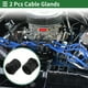thumbnail image 2 of Glands de cable de 36 mm / PG29 34.5 mm / 1.36" Conector rápido recto de campana de nylon PA6 negro 2 piezas, 2 of 7