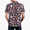 thumbnail image 3 of Balery Elements Printed Men’s Short Sleeve Polo Shirt, Midweight Men's Shirt,Golf Polo shirts -Medium, 3 of 8