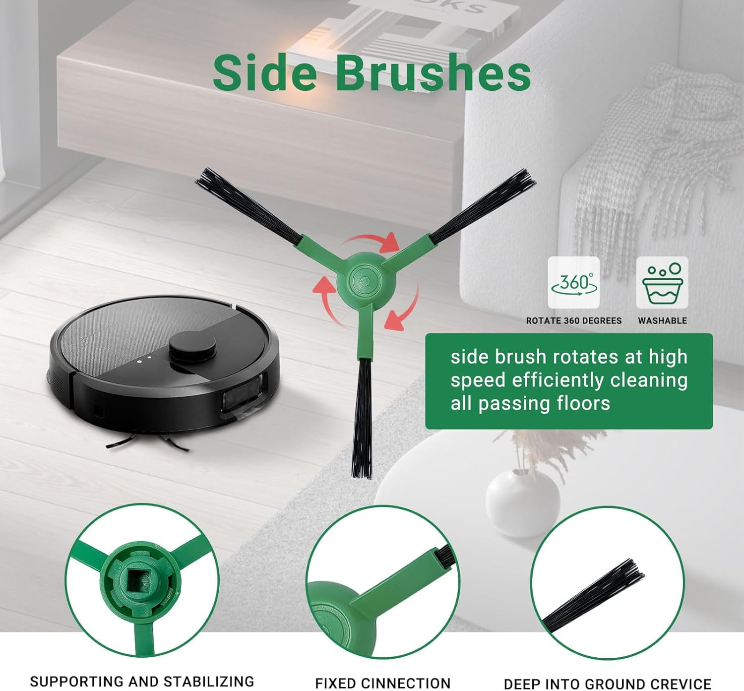 17 Pack Accessories Kit For IRobot Roomba Max 705 Vac/Plus 504 Vac Vacuum Cleaner, Replacement Parts With 6 Dust Bags, 4 Filters, 4 Side Brush, 2 Main Brushes, 1 Cleaning Tool