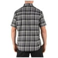 thumbnail image 4 of 5.11 Tactical Men's Poly-Cotton Hunter Plaid Short Sleeve Shirt, Black Plaid, X-Large, Style 71374, 4 of 4