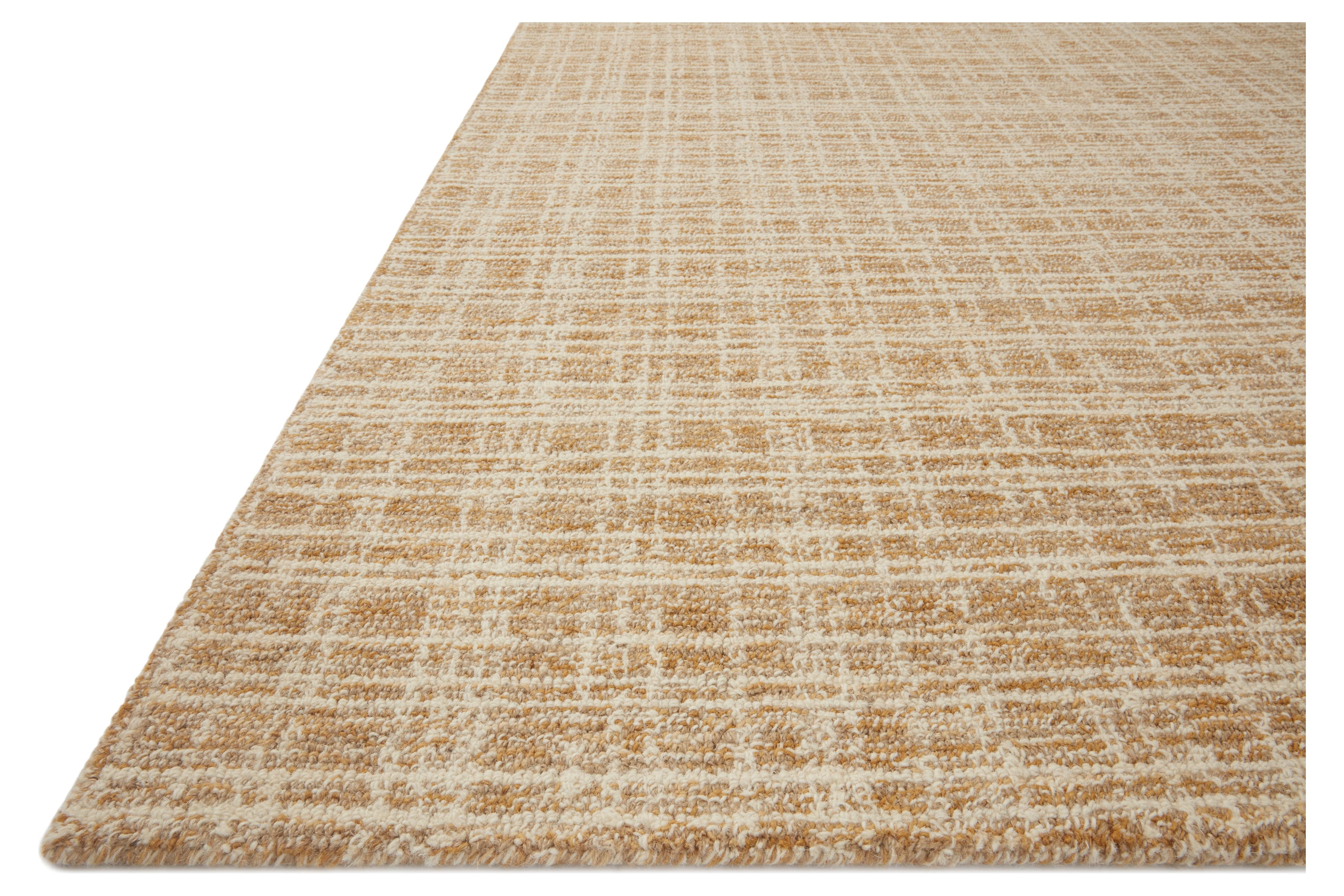 Chris Loves Julia x Loloi Polly Plaid Straw/Ivory 2'-6" x 9'-9" Area Rug