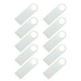 thumbnail image 4 of Shisuyan Unfinished Wood Crafts White Synthetic Material 10Pcs Diy Accessory, 4 of 8
