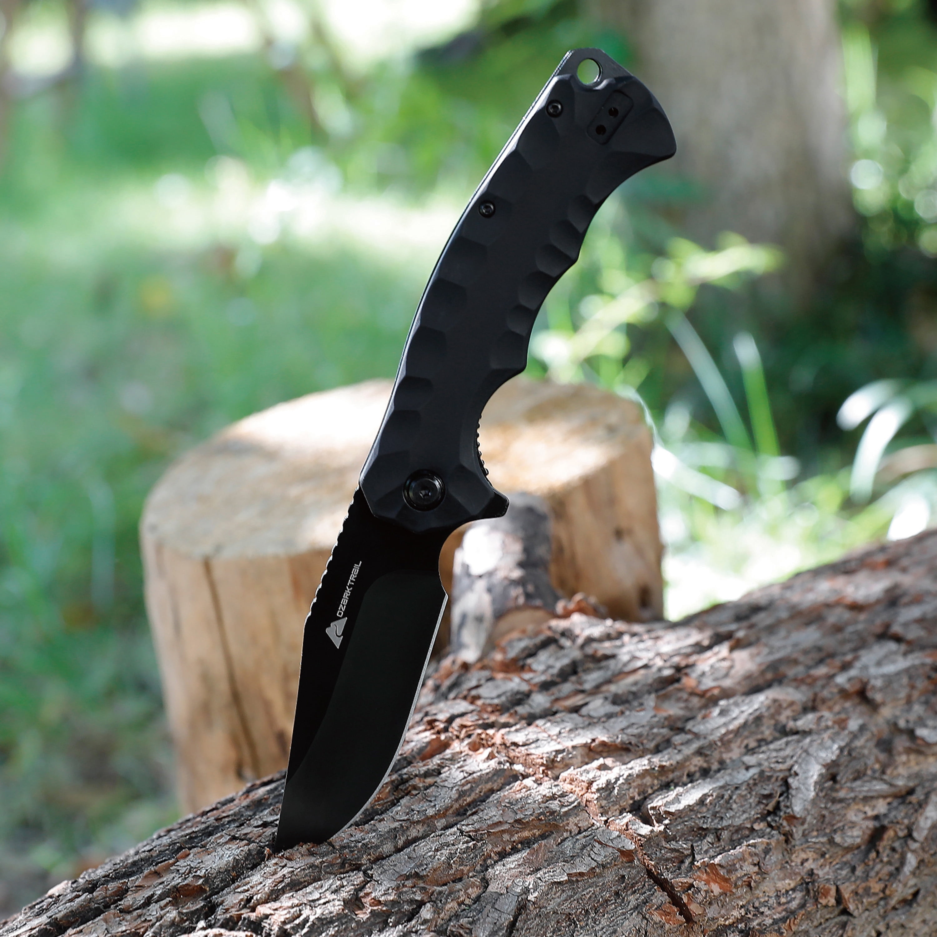 Ozark Trail Trailman 8.5 inch Folding Knife Black
