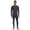 Heather Grey, variant on Woolcano Men’s 100% Merino Wool Base Layer Set Lightweight Thermal Underwear for Ski Winter Outdoor Sports