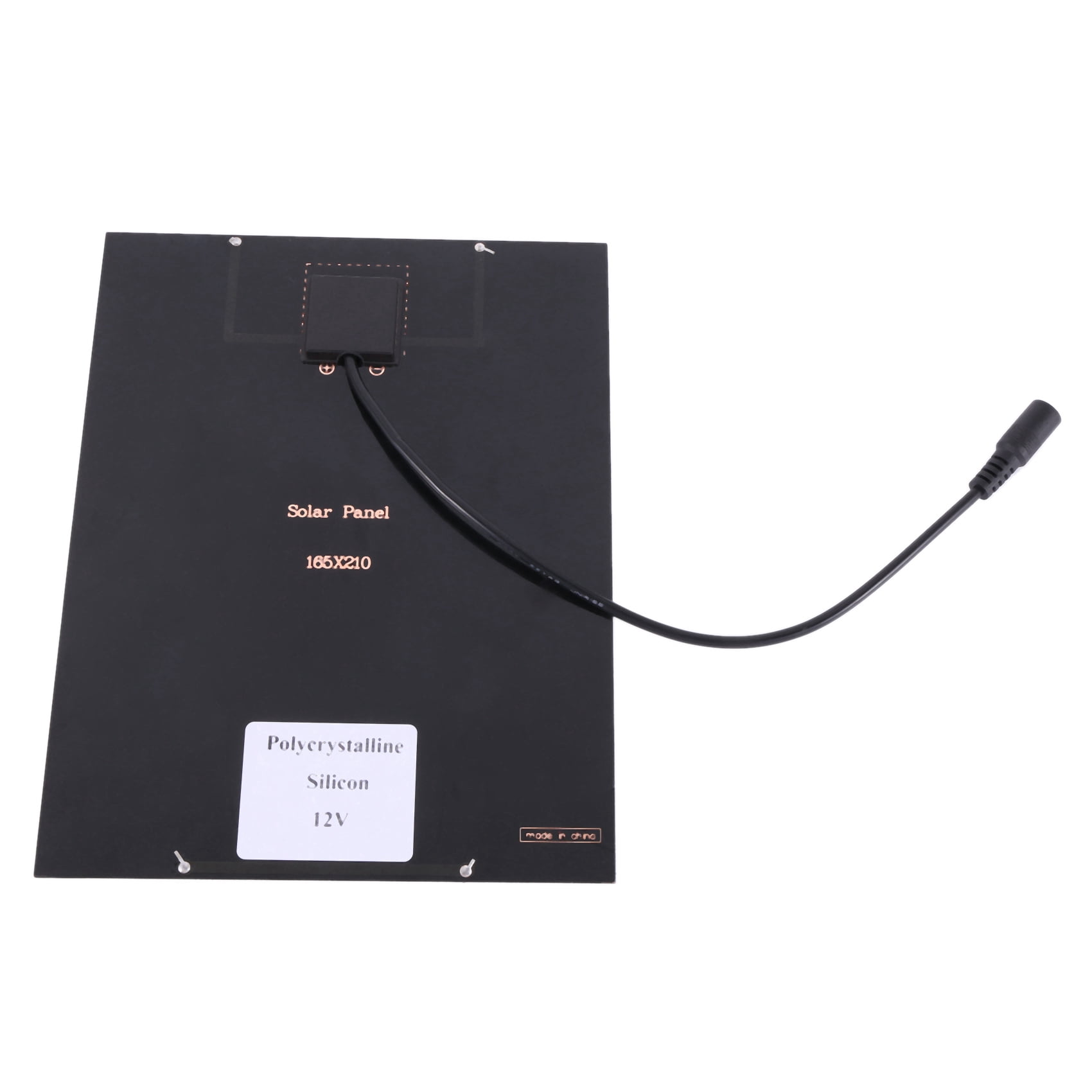 2X 12V 5.2W Mini Solar Panel Polycrystalline Solar Cells Silicon Epoxy Solar DIY Module System Battery Charger,2 x solar panels,black