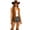 Brown, variant on Fringe Vest Women Western Cowgirl 70s Hippie Hollow out Faux Suede Open Front Tassel Jacket Country Concert Tops
