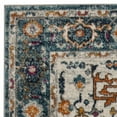 thumbnail image 5 of SAFAVIEH Madison Blaire Floral Bordered Area Rug, Turquoise/Ivory, 4' x 6', 5 of 7