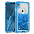 thumbnail image 1 of Entronix Funda Magnética con Purpurina Líquida para iPhone XR: Carcasa Magnética, Brillante, Transparente, a Prueba de Golpes y con Diseño Ajustado, Color Azul., 1 of 3