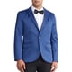 thumbnail image 1 of INSPIRAR CHIC Trajes de Hombre Formales de Color Sólido de Manga Larga con Solapa Pico Ajustados de Un Solo Botón 2XL Azul Marino, 1 of 6