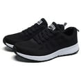 thumbnail image 2 of WONESION Womens Walking Shoes Mesh Athletic Running Sneakers Black Size 8.5, 2 of 5