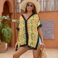 thumbnail image 3 of Miss Frizzle In A Pickle Magic School Bus Beach Cover Ups for Women Bathing Suit Cover Up Lace Bikini Swimsuit Coverup Beach Dress Shirt One Size, 3 of 6