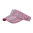 thumbnail image 1 of GDREDA Men's Lightweight Baseball Cap for Running Fashion Women Leopard Print Sun Protection Topless Baseball Visor Cap，Hot Pink, 1 of 4