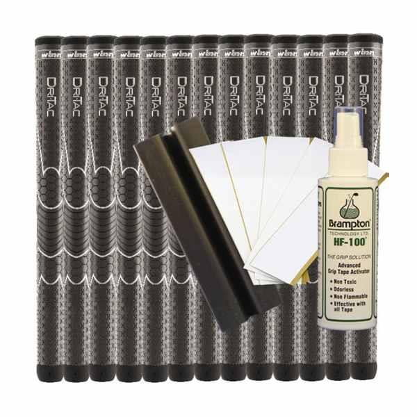 Winn DriTac Oversize (13pc set) + Golf Grip Kit (tape, solvent, shaft
