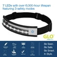 thumbnail image 2 of GreatShield LED Running Pouch Belt, GLO Waterproof 3 Way LED Lighting Outdoor Sports Waist Safety Belt for Biking, Hiking, Jogging, Pocket for iPhone 14 Pro/Pro Max/Plus, Galaxy S10+/S10 5G/S10e/Fold, 2 of 7