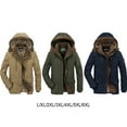 thumbnail image 3 of Xingzhi Men S Outerwear Jacket Stay Warm And Protected In Style Easy To Clean Large Size dark green XL, 3 of 6