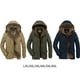 thumbnail image 2 of Chaqueta de invierno Sonducket talla grande 5XL 6XL abrigo grueso de lana Cálido a prueba de viento azul oscuro, 2 of 6