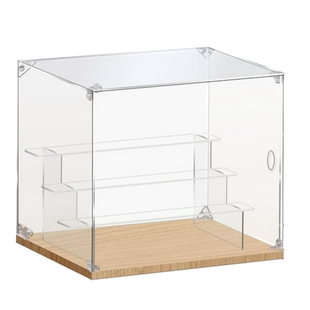 Estante de exhibición de acrílico transparente Estante de escalera de