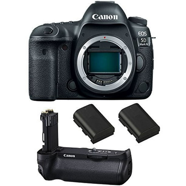Canon Eos 5d Mark Iv Dslr Camera Body Canon Bg E20 Battery Grip 2 Spare Batteries Walmart Com Walmart Com