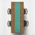 thumbnail image 2 of Creative Products Solid Color Teal 16x90 Poly Twill Table Runner, 2 of 3