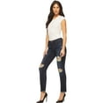 thumbnail image 2 of Sofia Jeans Women's Bagi Boyfriend Mid-Rise Distressed Jeans, 2 of 9