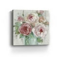 thumbnail image 3 of 40" x 40" Watercolor Soft Pastel Peonies Bouquet Canvas Wall Art, 3 of 3